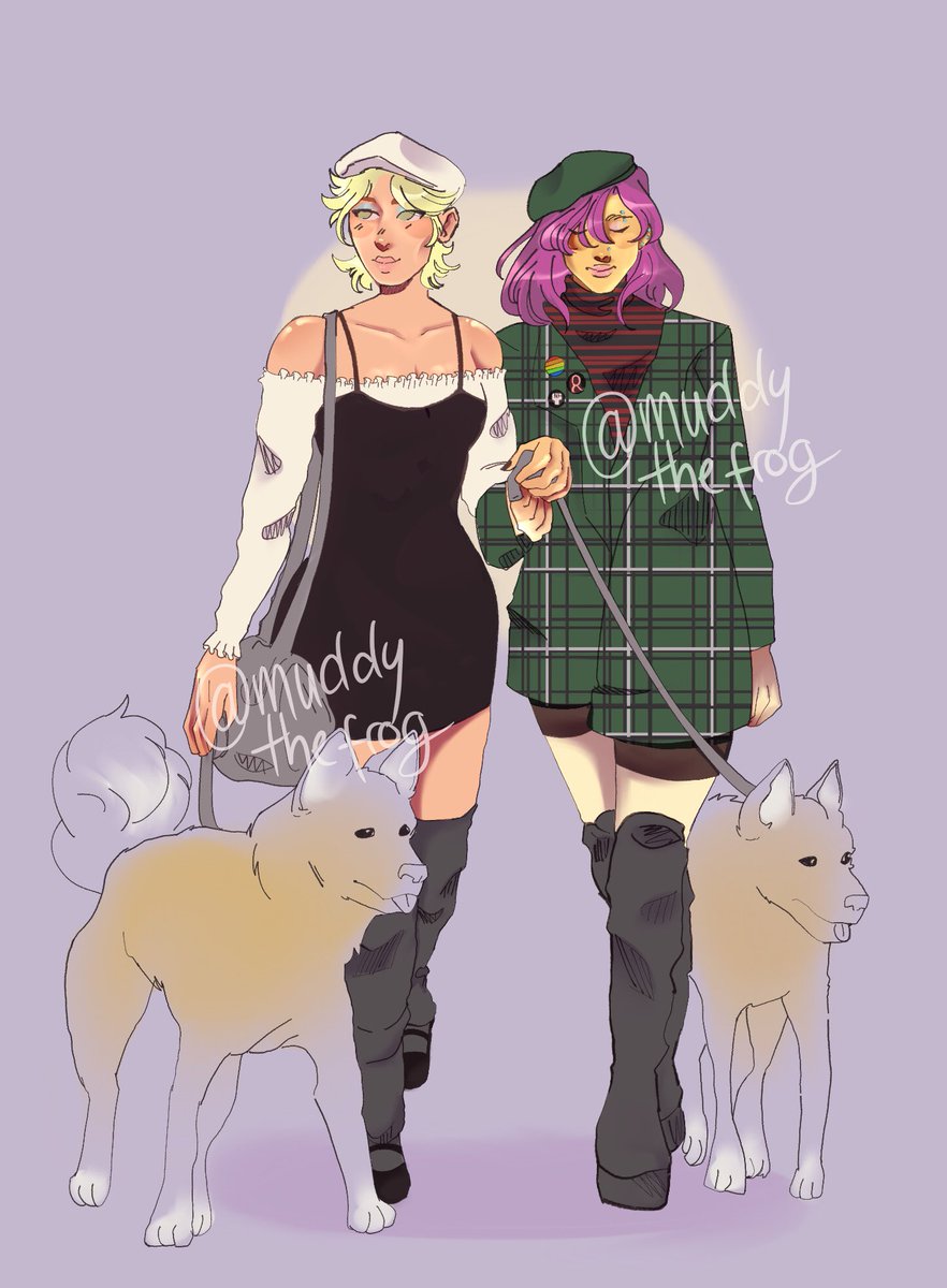 muddythefrog's tweet photo. Caitlin x Nikki
Started watching the show again recently and just low key felt these two as a vibe 

 #6teen #shipart https://t.co/LNwz7pNVll