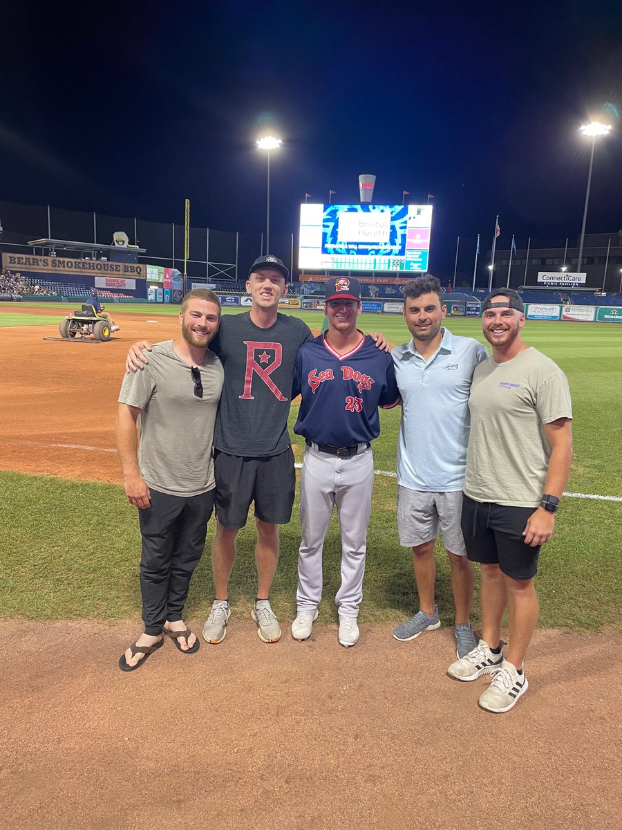 UConnBSB's tweet photo. The boys came out to support @jacob_wallace18 in Hartford. 

This Hook C group were members of the 2018 &amp; 2019 NCAA Regional Teams. https://t.co/PuV2B0nsB1