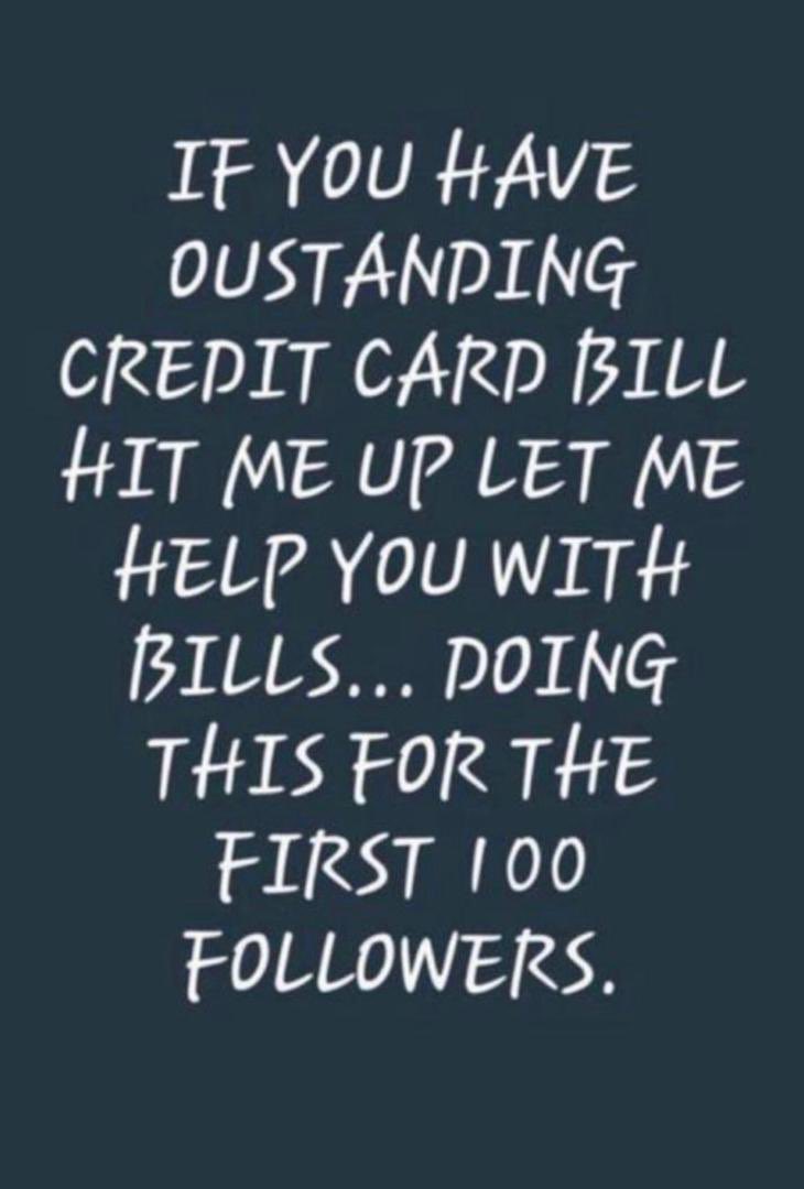 DanielB667's tweet image. Retweet post and stand the chance to have your credit debt pay. Let’s make America great together 🇺🇸🇺🇸