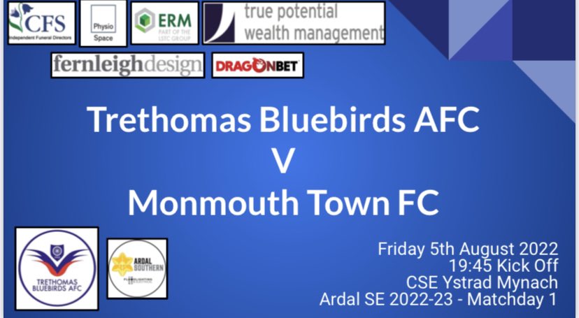 After a short and sharp pre-season, we’re back into a new <a href="/ArdalSouthern/">Ardal Southern</a> league season on Friday night as we welcome <a href="/MonmouthTownFC/">Monmouth Town FC</a> to <a href="/CSEYstradMynach/">CSE Ystrad Mynach</a> It would be great to see a big crowd as another exciting season is upon us! 19:45 k.o. Free entry to all under 16s.