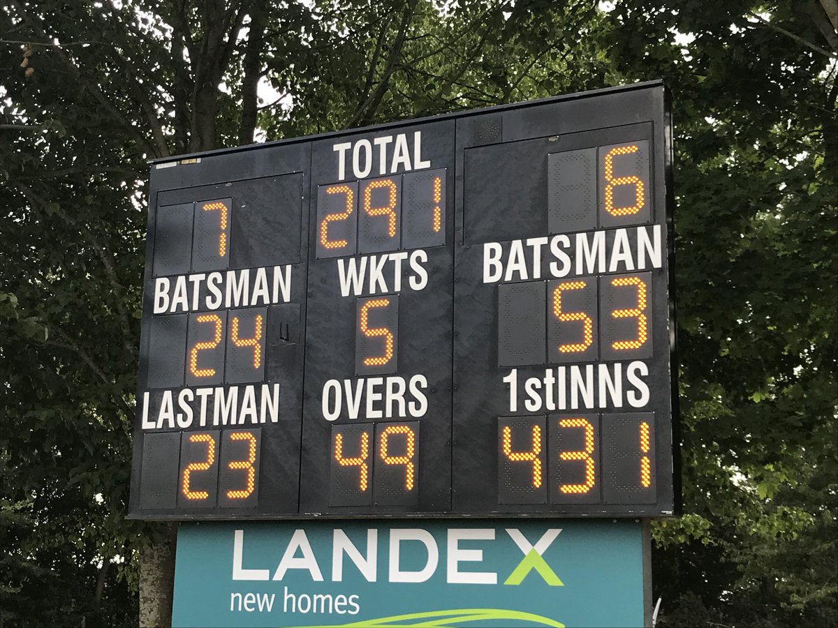 Spitfire_Dan's tweet photo. Suffolk’s batting had the enterprise but lacked the explosion, so Kent end up comfortable winners by the sizeable margin of 140 runs. Great to see so many enjoying a day at the cricket in this corner of England. https://t.co/WUOzpT2oss