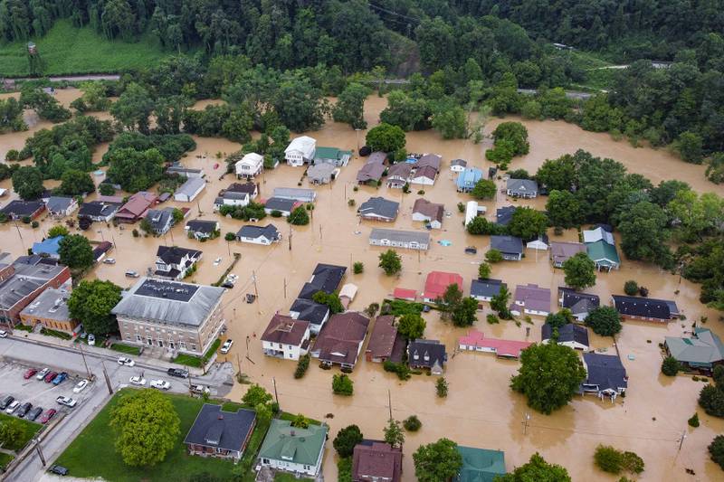 fdjokez's tweet photo. Rescuers in Kentucky are conducting search and rescue operations in worsening conditions as they prepare for the daunting task to locate victims of devastating flooding, the US state's governor said on Sunday. https://t.co/AocFxKTtAE