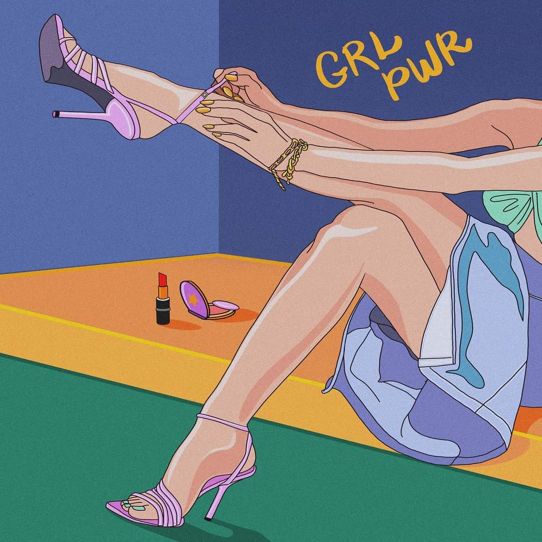 TataLoria's tweet image. Hello #NFTCommunity 
Should I have a new collection like those paintings? 💅
"GRL PWR"
#NFTartist