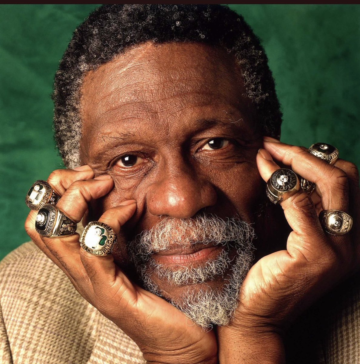 Rest in peace Bill Russell you were everything we all aspired to be, your winning spirit will live forever my friend. Thank you for your words of wisdom.