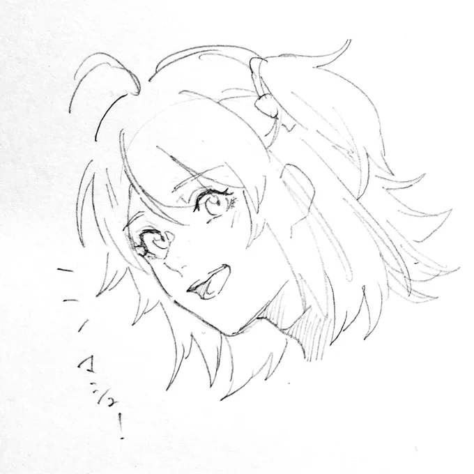 昼間に描いた後輩を見つけてパッて明るい顔になるぐだちゃんのらくがきを置いてターンエンドです😴 