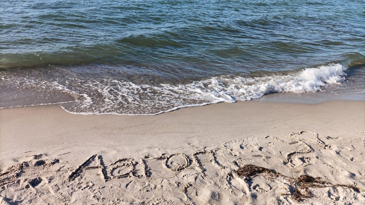 tawoufe's tweet photo. She wrote my name on the sand 

#memories #love https://t.co/2ILt1BHv2N
