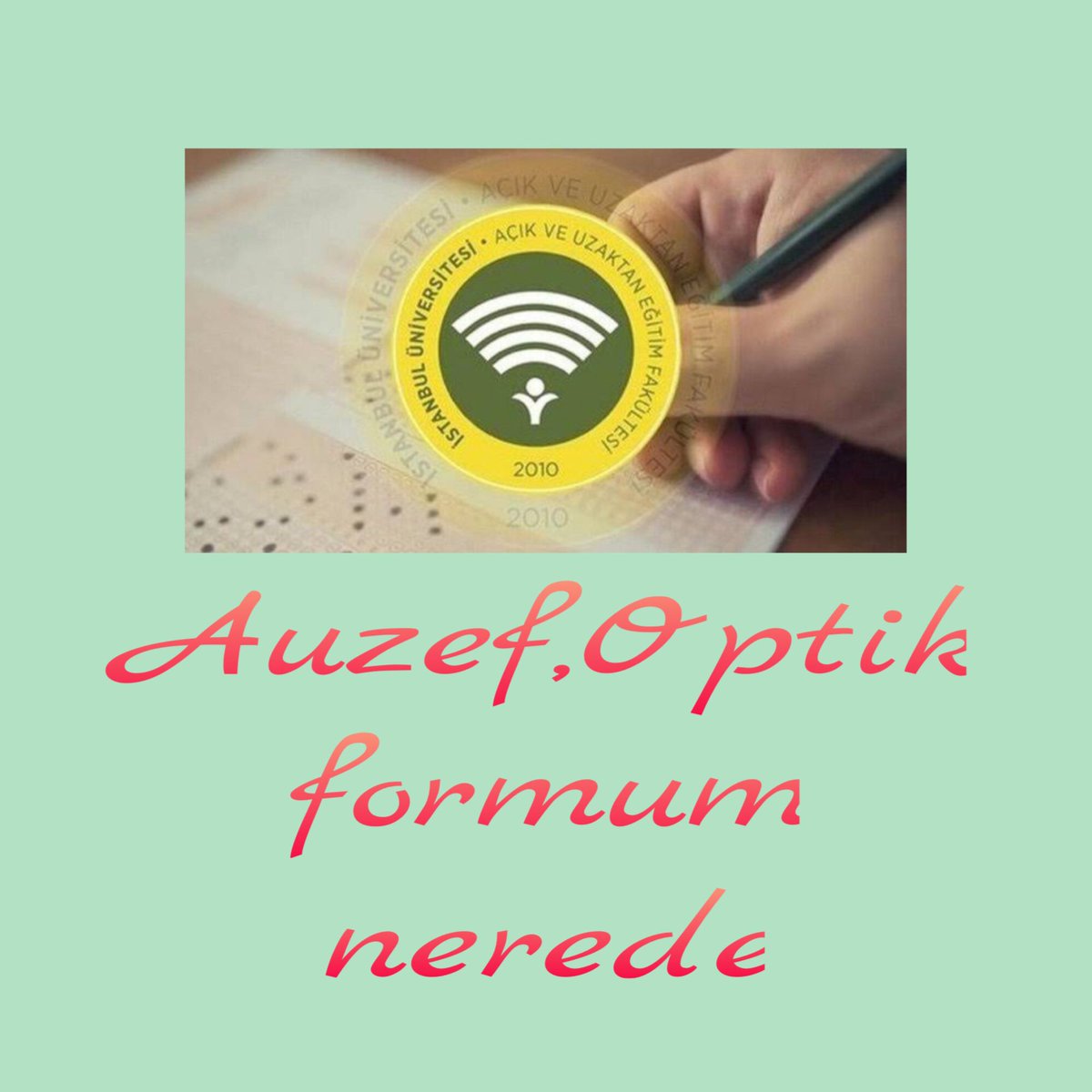 fatihhanci52's tweet photo. #auzefsınavımıyenile https://t.co/Nt79Dokb7c