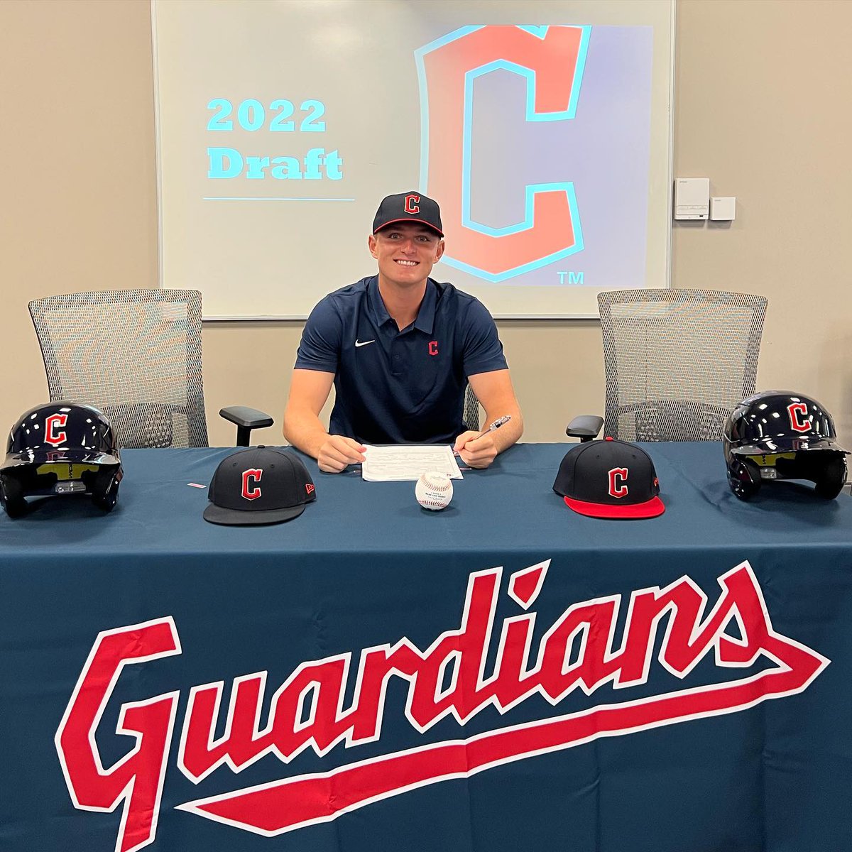 #Guardians 2022 15th Round Pick LHP Adam Tulloch officially signed.

#ForTheLand