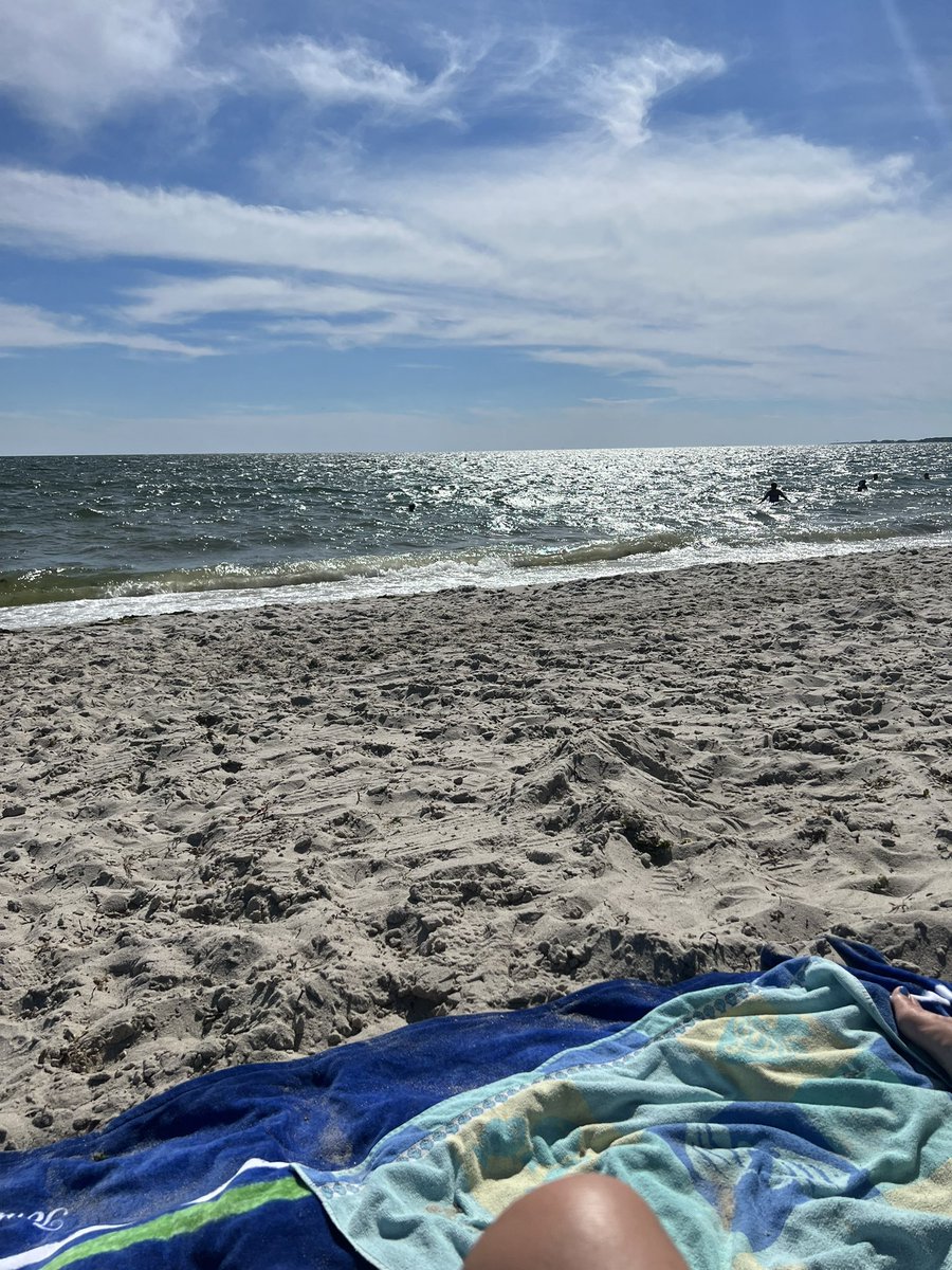 Perfect beach day! ❤️☀️🦈