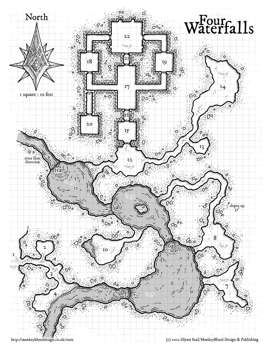 Monk3yBlood's tweet photo. Four Waterfalls completed map
#ttrpg #osr #dnd #rpgmaps #rpgcartography #rpgart #rpginkwork #ttrpgs #dndmaps https://t.co/ro0PnNjCRN
