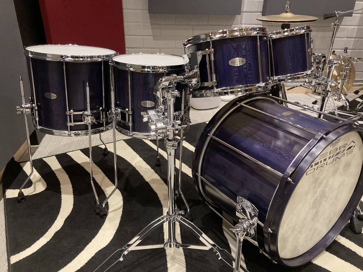 ZebraDrums's tweet photo. New kit finished!! https://t.co/CQQUq6xDw0