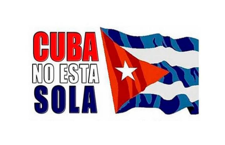 <a href="/DiazCanelB/">Miguel Díaz-Canel Bermúdez</a> El amor por #Cuba crece cada día más en muchos lugares del mundo. 
Los #PuentesDeAmor se extienden y crece la solidaridad por #Cuba.
#AbajoElBloqueo
#CubaPorLaPaz