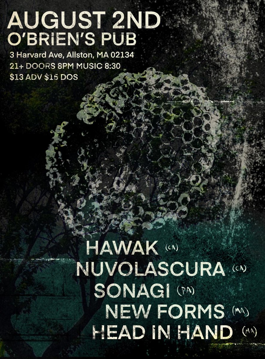 ripping a gig with our buds in <a href="/newformsisaband/">New Forms</a> this tuesday!