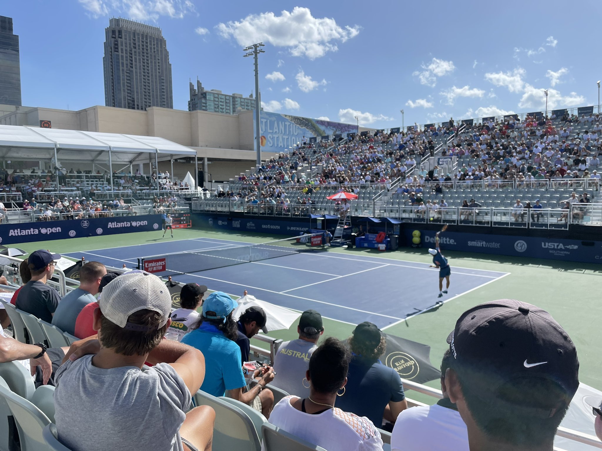 The Atlanta Open just wished Wesley Snipes and Lil Uzi Vert a happy birthday. Neither of them are here. 