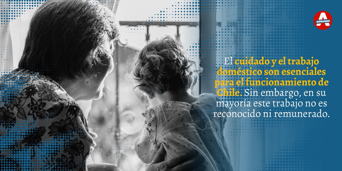 ApruebaxChile's tweet photo. No podemos dejar que las personas que dedican su vida a los cuidados sigan sin tener ninguna garantía 🚨

En el Chile del mañana la labor de cuidados será reconocida como un trabajo!

Por dignidad para las cuidadoras, #AprueboConEsperanza 🇨🇱❤️

#AprueboCrece https://t.co/Nm9LlXoYJe