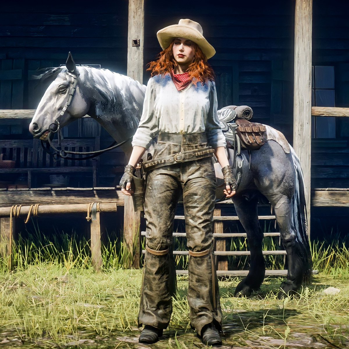 i_nofum_i_Game's tweet photo. NPCの帽子を奪って自慢気

#ZEBRA民警団
#RedDeadRedemtion2
#RDOnline #RDR2 
#RockstarGames 
#VirtualPhotography 

この帽子ほしい https://t.co/ojPhfU0Tcw