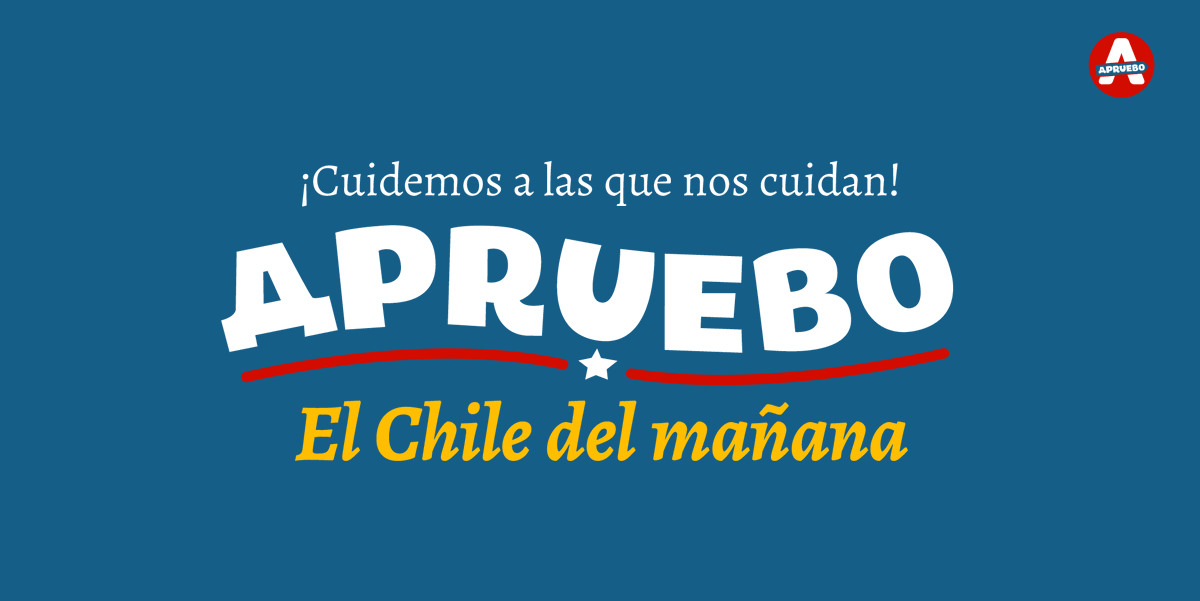 ApruebaxChile's tweet photo. No podemos dejar que las personas que dedican su vida a los cuidados sigan sin tener ninguna garantía 🚨

En el Chile del mañana la labor de cuidados será reconocida como un trabajo!

Por dignidad para las cuidadoras, #AprueboConEsperanza 🇨🇱❤️

#AprueboCrece https://t.co/Nm9LlXoYJe