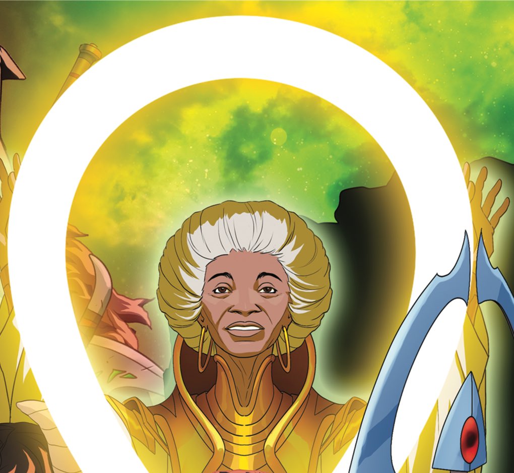 We had the honor of having #NichelleNichols as one of our Executive Producers, as well as the muse for the All-Mother, Eshe, in our story. Our Goddess. Ascend into Twilight, we will take it from here.

— • — • — • — • — • — • — • —

#subsume #sorghumandspear #indiecomics