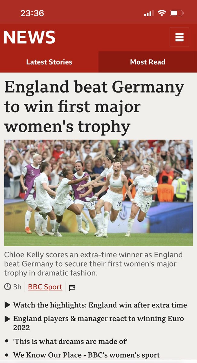 Excuse me <a href="/BBCNews/">BBC News (UK)</a> I think you mean THE WOMEN BROUGHT IT HOME!!! So when men bring it it’s for the country but when the women do what the men couldn’t, it’s just for the women? Fuck this shit. They nailed it!