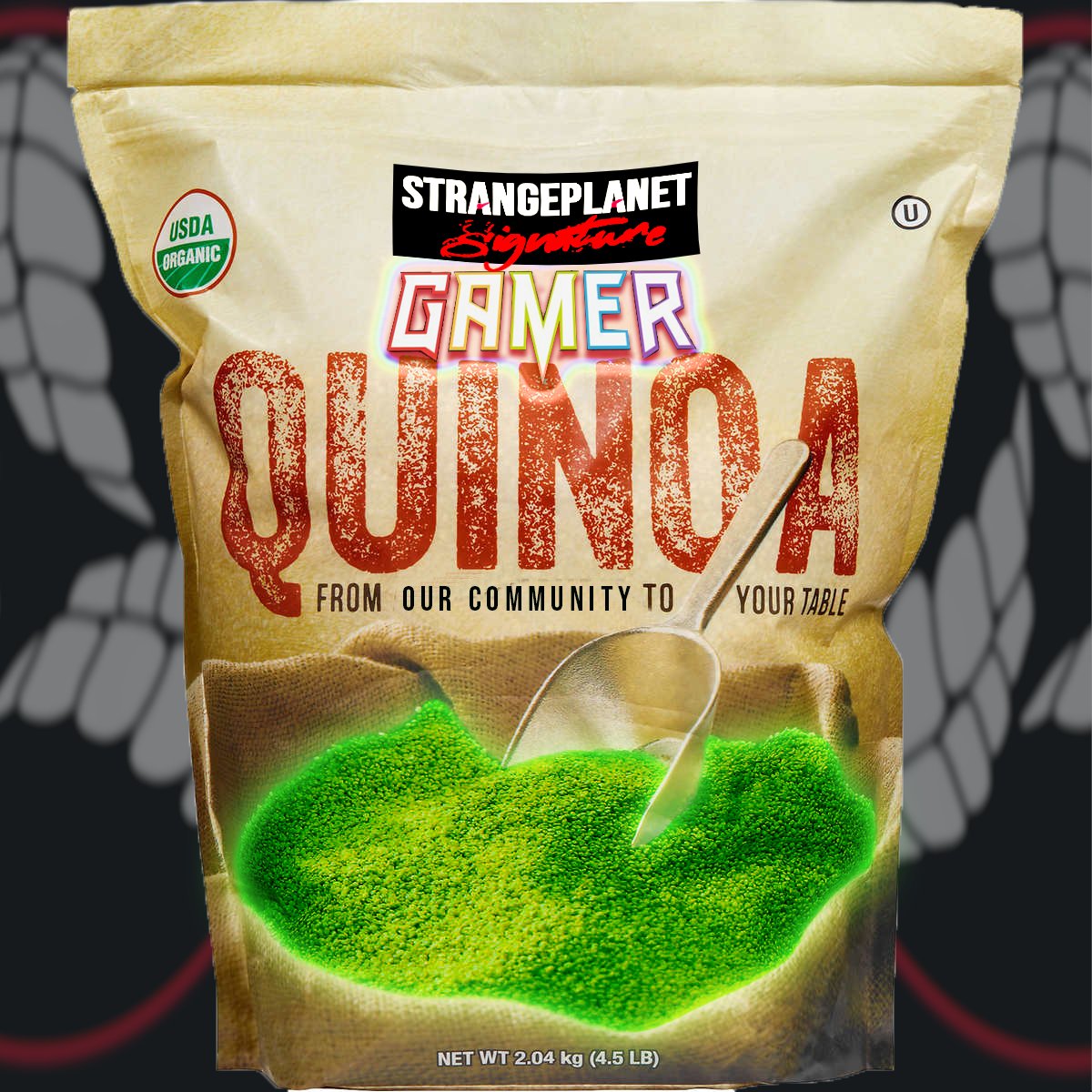 DommDynamite's tweet image. Did anybody ask for some #gamingquinoa? Just thought we would let you know we have got you covered! 
#gaming #gamingmeme #quinoa #healthyliving