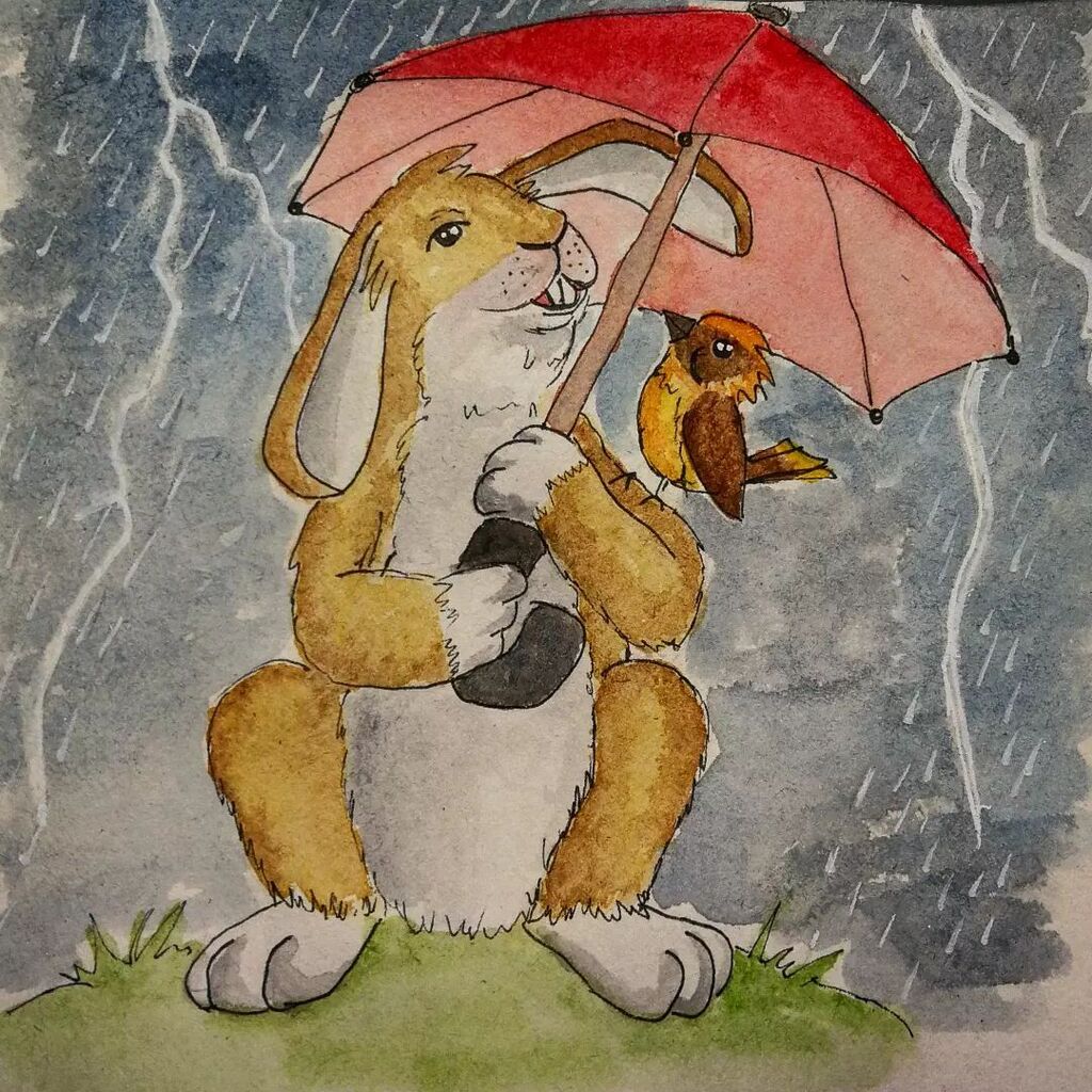 cpaez01's tweet photo. Storm for @ifdrawaweek prompt by @parama_chitrakari #ifdrawaweek #ifdrawaweek334 #illustrationchallenge #illustration #illustrationchildren #kidillustration #aquarelle #watercolor #animaldrawing y otro conejo para @marta.ilustraciones 😊 #yotambiense… https://t.co/any2Oy4wOW https://t.co/oy1NWCFd75