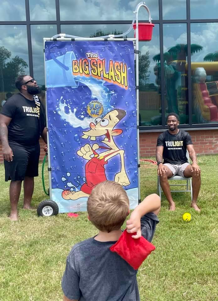 Great time yesterday at <a href="/TRUColorsBrew/">TRU Light</a> tap room...

Corn Hole tournament, Bouncy House, Dunk Booth, Great Beer, and lots of fun!