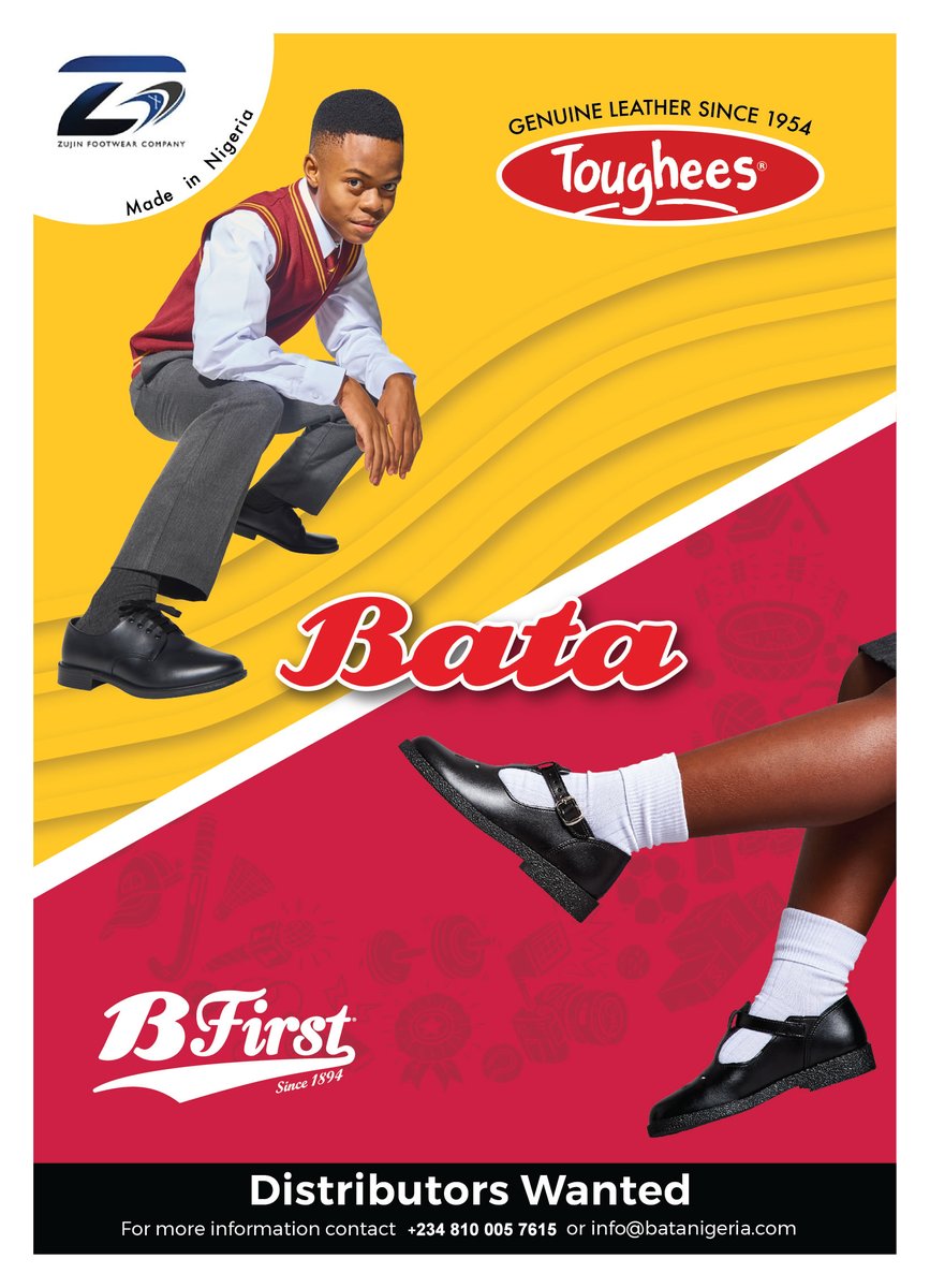 Bata_Nigeria's tweet photo. As students vacate for the summer, its time for schools to begin to prepare for the new session. Bata #Toughees &amp; #BFirst school shoes have got you covered. #BacktoSchool2022 https://t.co/I7eRlZbRTO