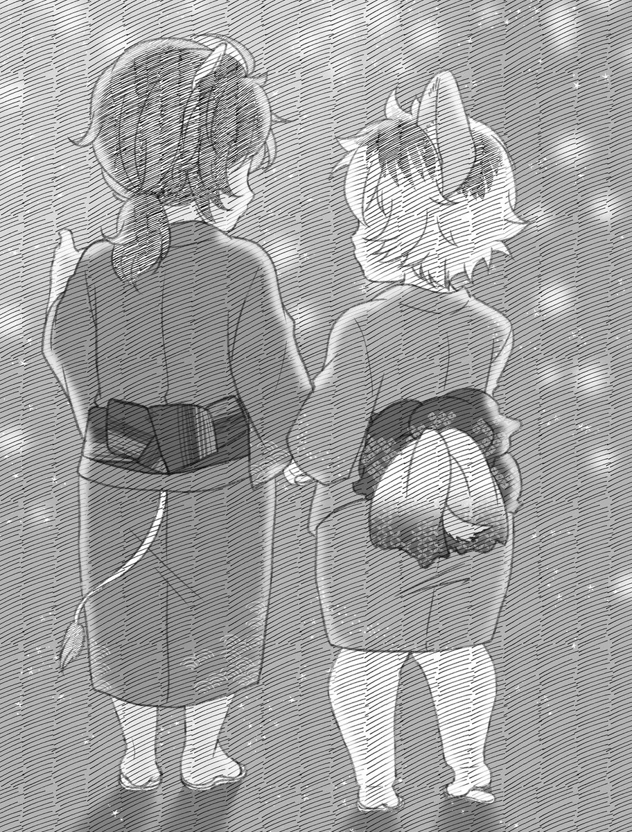 #twst_BL レオラギ
※※年齢操作注意※※
再掲

おは本日は『花火の日』だそうで
夏祭りとか花火大会とか行くショタ🦁🍩見たい 