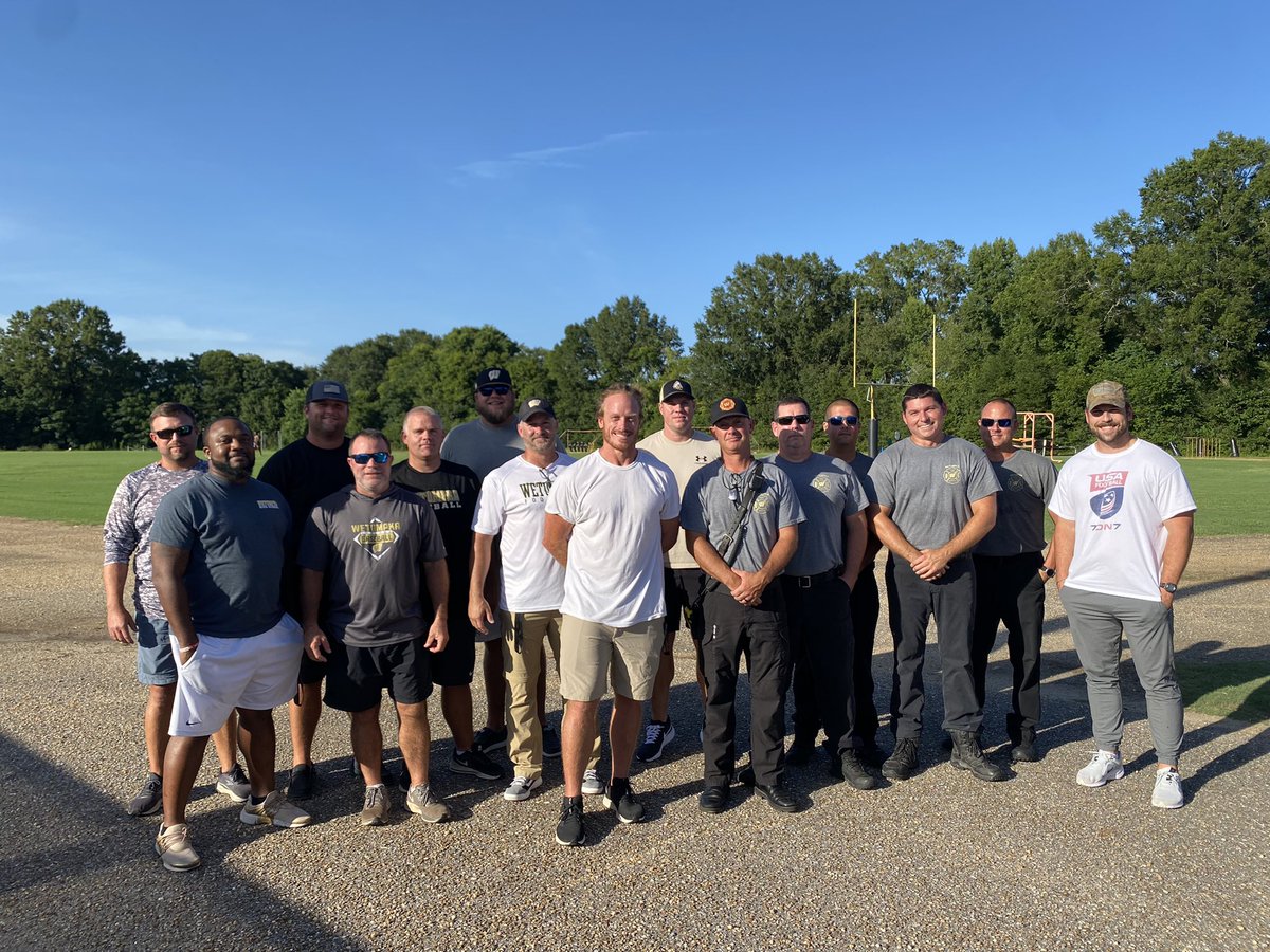 we2_football's tweet photo. Thank you to the Wetumpka Fire Department for discussing player safety and being a huge help and supporter of our players and football program https://t.co/5esSBBraJ4