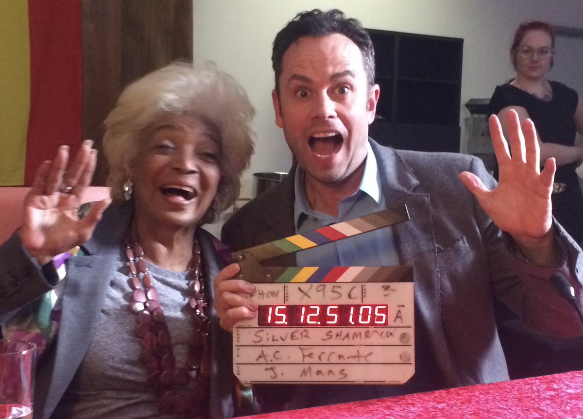 “Isn’t this fun?” she laughed after we took this picture. Yes, Nichelle…it was! #ripnichellenichols