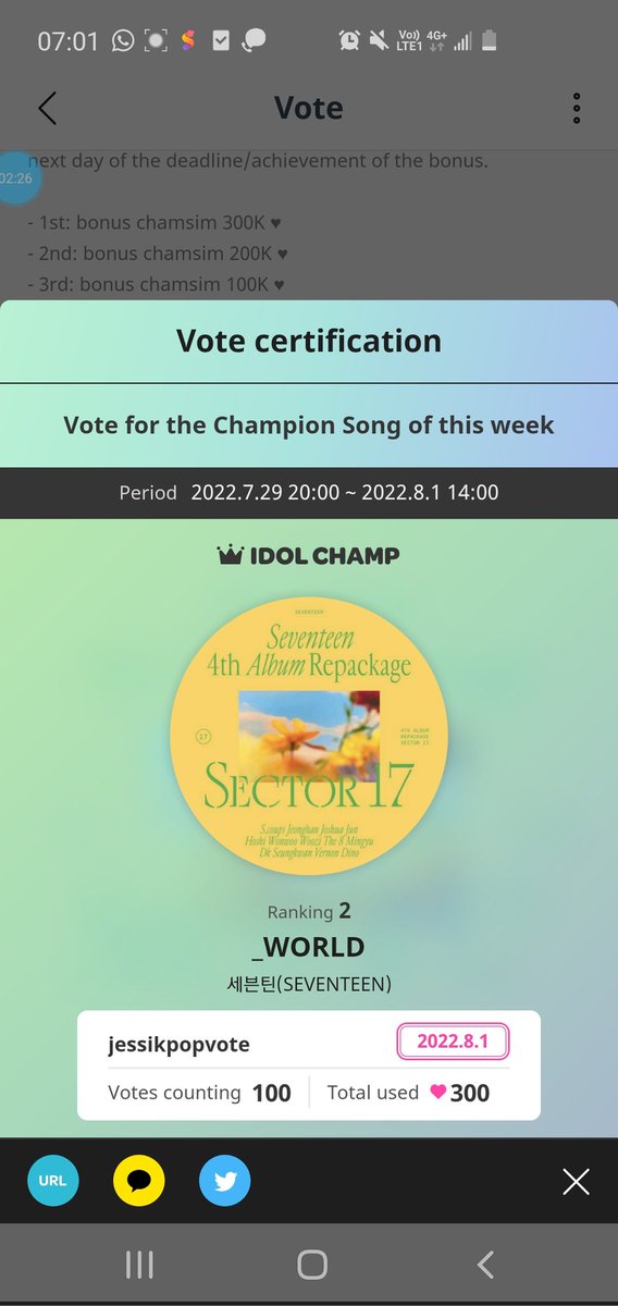 Jessi kpop vote tweet media