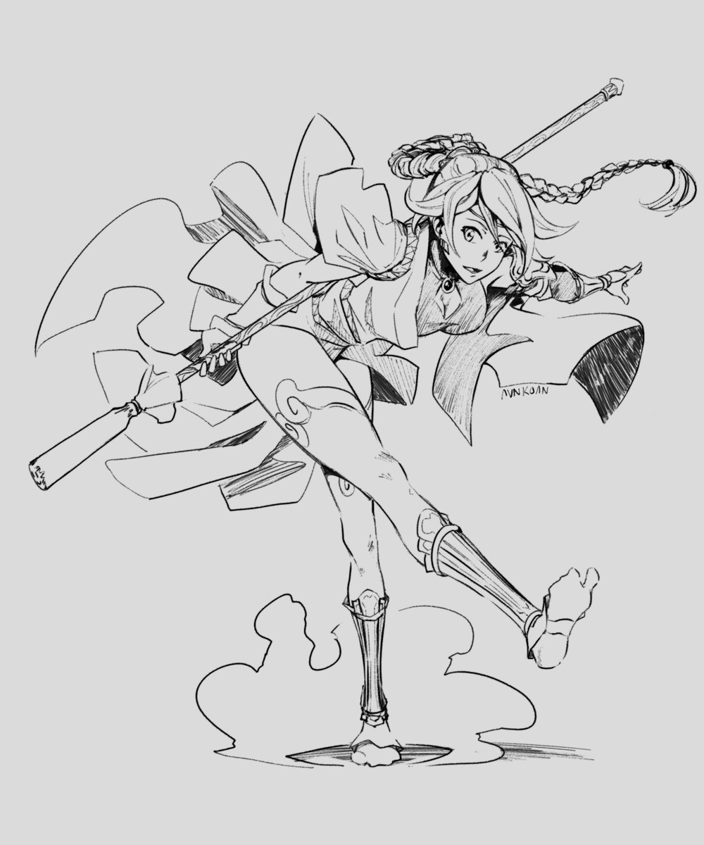 avnkoan's tweet photo. sketchdrop
=======
#sketch #sketches #drawing #anime #manga #dailysketch #line #poses #digitalart https://t.co/gKIPaesC9D
