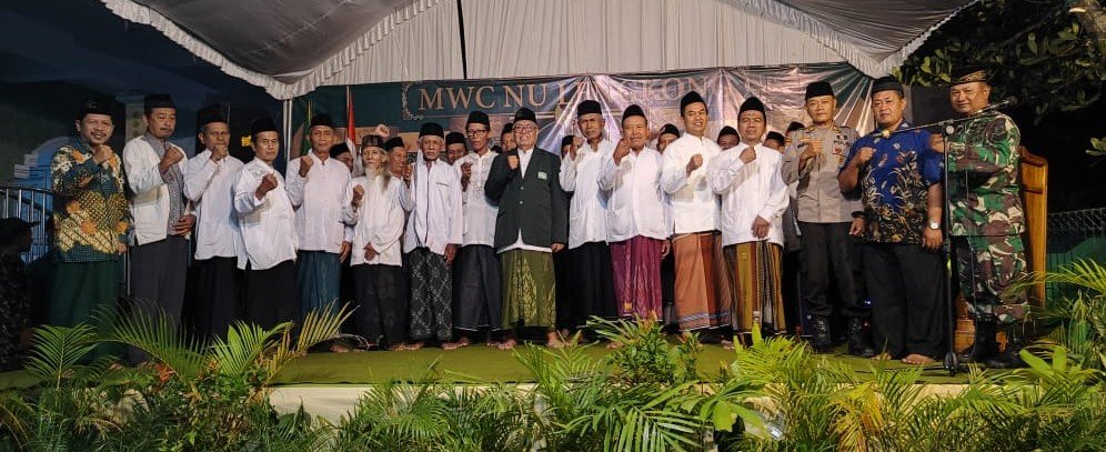 Pelantikan MWC NU Lengkong Nganjuk, Ahad 31 Juli 2022, di PP Daruth Tholibin Jatisari Punggur Lengkong.