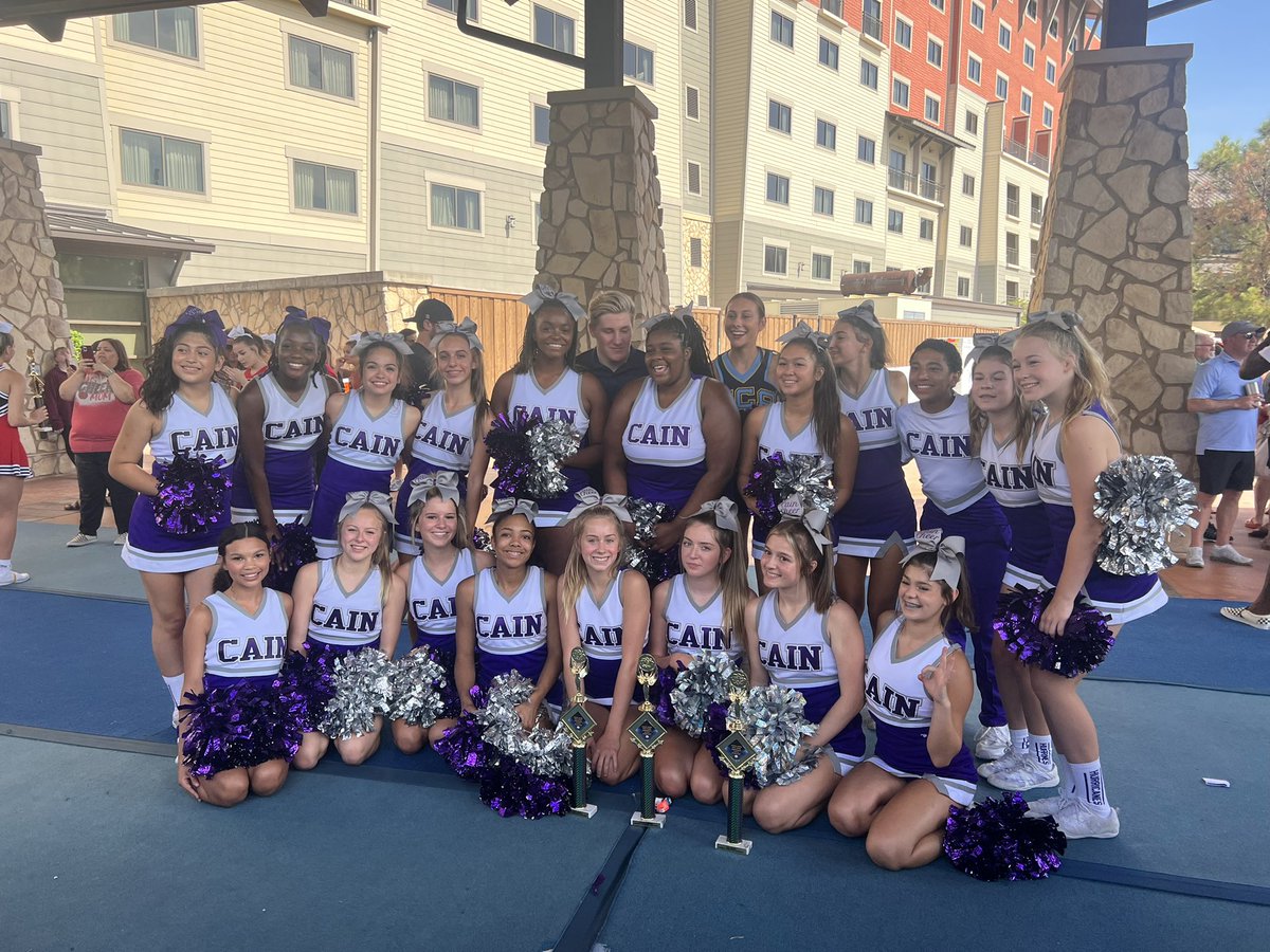 UCA JV Champs💜 So proud of these kids <a href="/KleinCain/">Klein Cain HS</a> <a href="/KleinISD/">Klein ISD</a> <a href="/CainCheer/">Klein Cain Cheer</a>