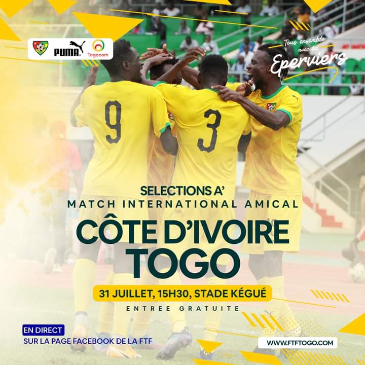 LidiBessi's tweet photo. Mes encouragements à vous chers #ÉperviersA'.
Je salue votre détermination sur le terrain. Continuez de travailler pour mouiller le maillot et faire respecter le #Togo🇹🇬 en tant qu'une grande nation de football.
Le @GouvTg se tient à vos côtés.
En toute espérance pour la patrie🇹🇬 https://t.co/wjlLxqsH4H