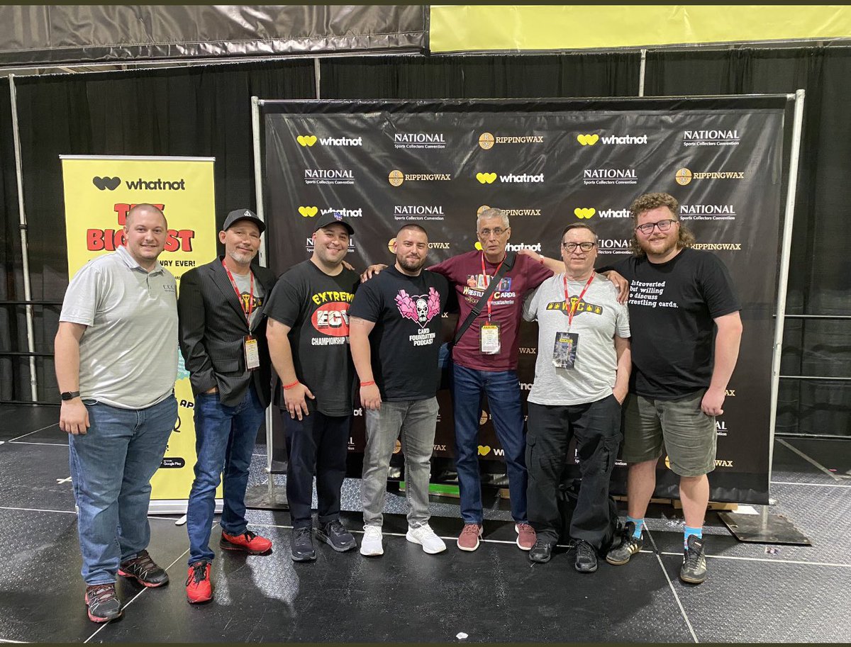 cardfoundpod's tweet image. Highlights from the 42nd annual National Sports Collectors Convention! We had a BLAST meeting fellow wrestling card collectors, promoting the wrestling card hobby, and spotlighting wrestling cards on the main stage! Check out the highlights here! 👉 youtu.be/zBQdrF-QVfQ