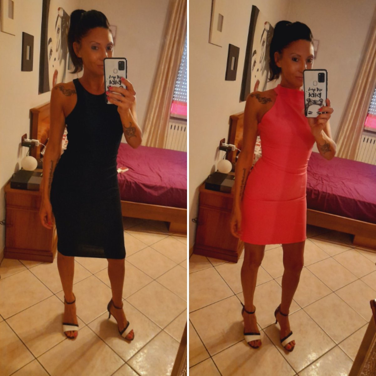 La_Kiaretta_'s tweet photo. Nero o fucsia? https://t.co/T9u5T6xiEF