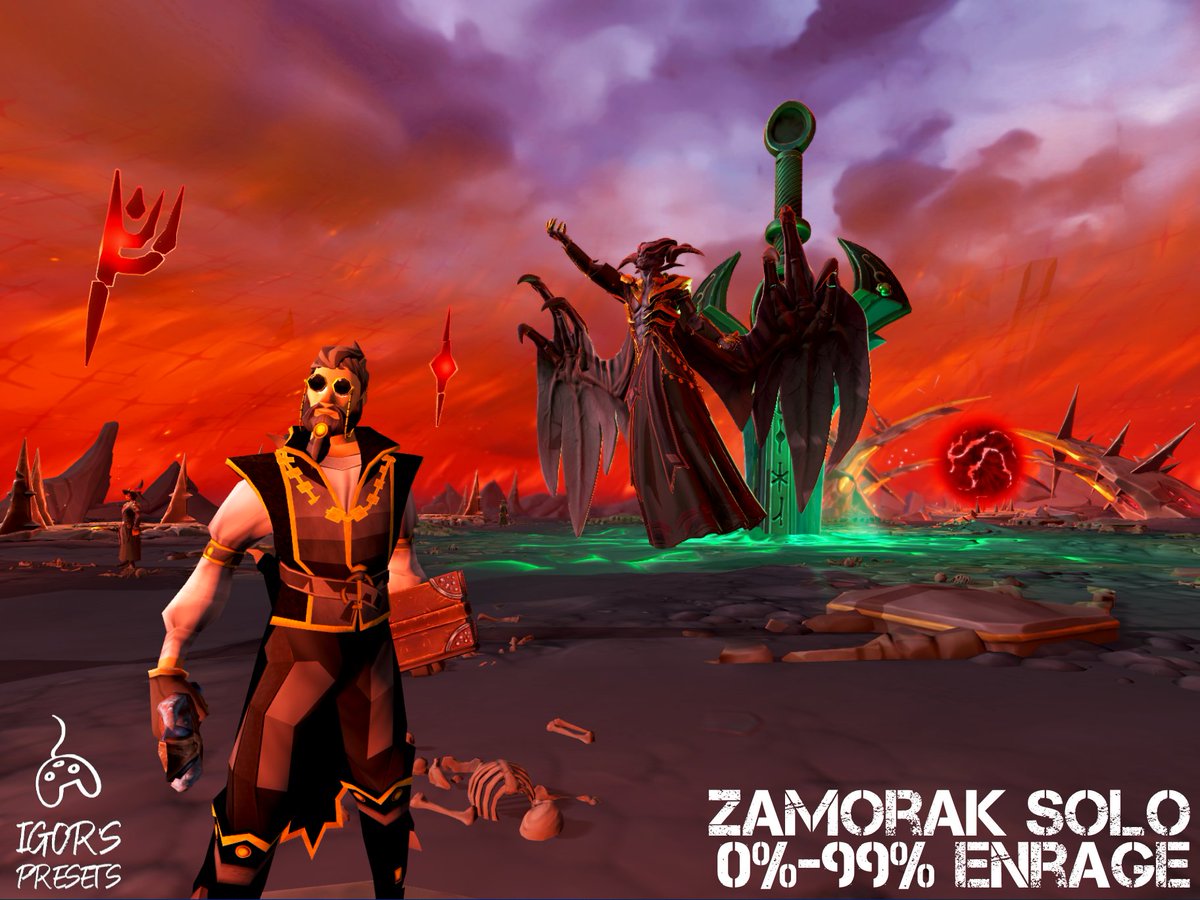 Zamorak Solo 0%-99% Preset updated to include General PVM Preset alarms following player request.
Queen Black Dragon and Zamorak Group Presets to be updated in due course.
linktr.ee/igorspresets