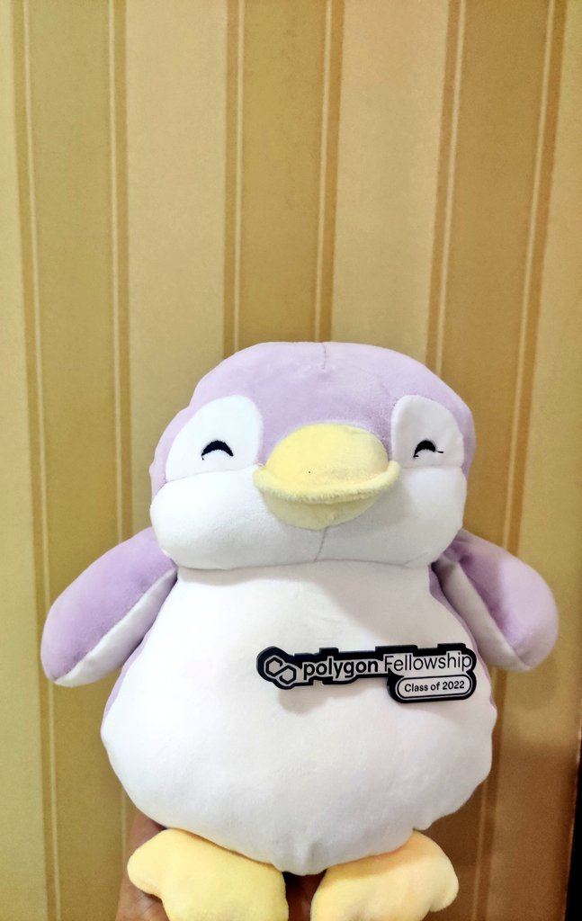 laishawadhwa's tweet photo. The cutest fellow of @0xPolygon fellowship class of 2022 🥁🥁

Any guesses on what he's building on? 😛

P.S. wrong answers only! https://t.co/0xQ4UJBJip