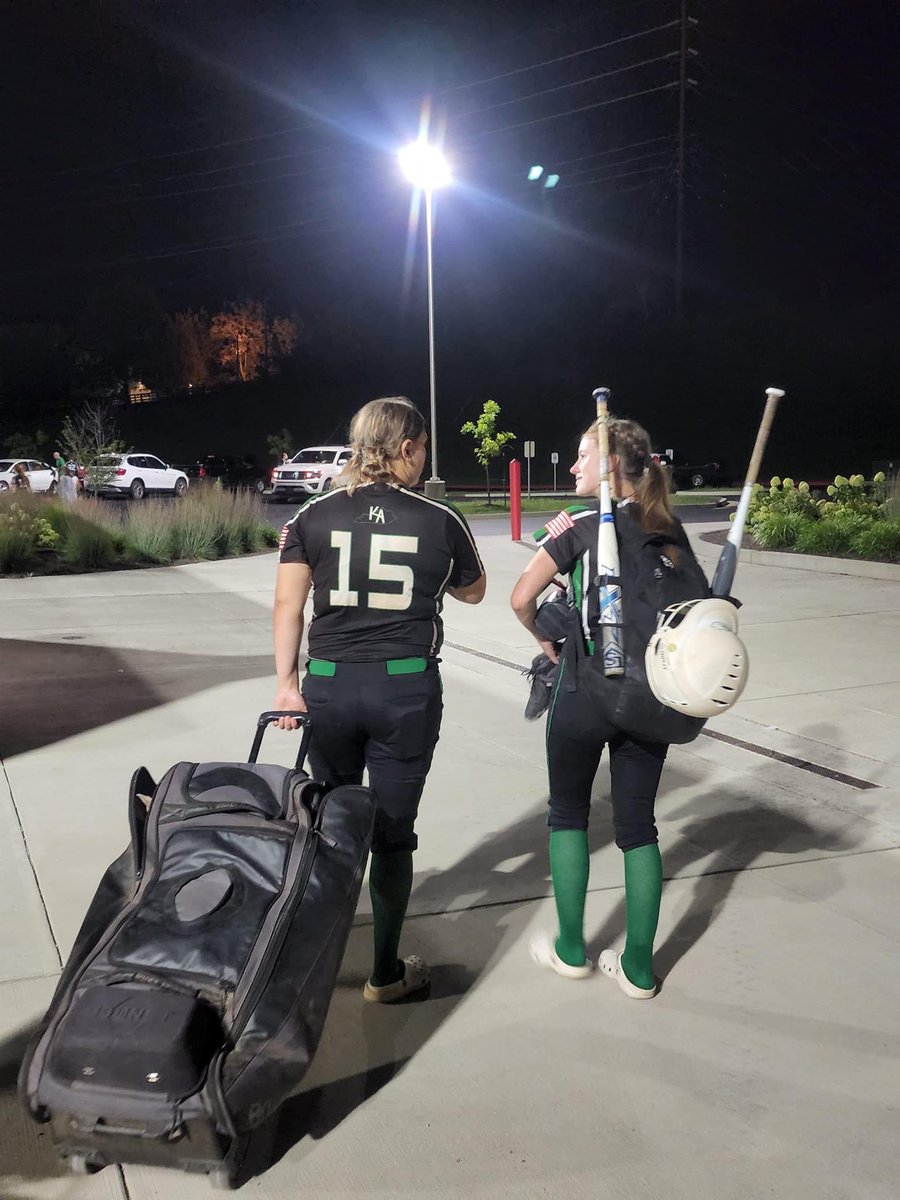 At 4:30 am another chapter closed. <a href="/KYAftershocks/">Kentucky Aftershocks 18U</a> went out with another 🏆 and I am so thankful for this team and all that travel ball has given. Every ending is a new beginning and I’m excited for <a href="/unionkysoftball/">Union (KY) Softball</a> this fall. 
🥎💚🖤🧡🥎