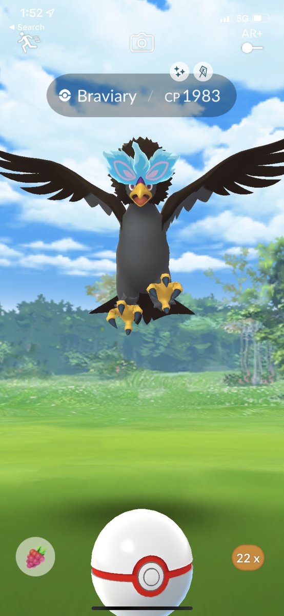 i_oKite's tweet photo. 1st shiny ✨ bird after 30 attempts 😅 #PokemonGO #PokemonGOraid https://t.co/u0tSOlKGH2
