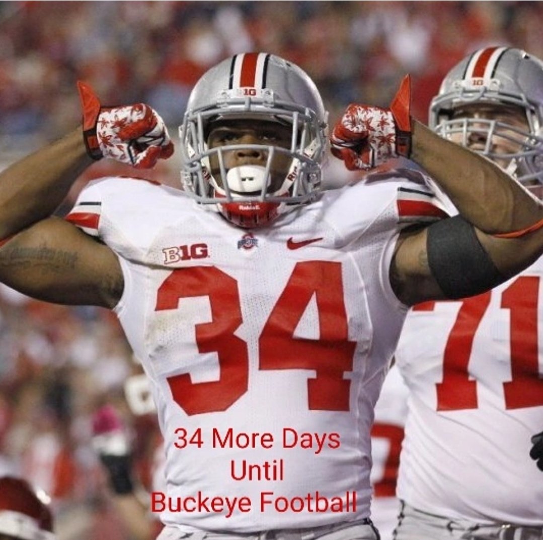 buckeyebartalk's tweet photo. 34 Days https://t.co/0gQLrYg6wv
