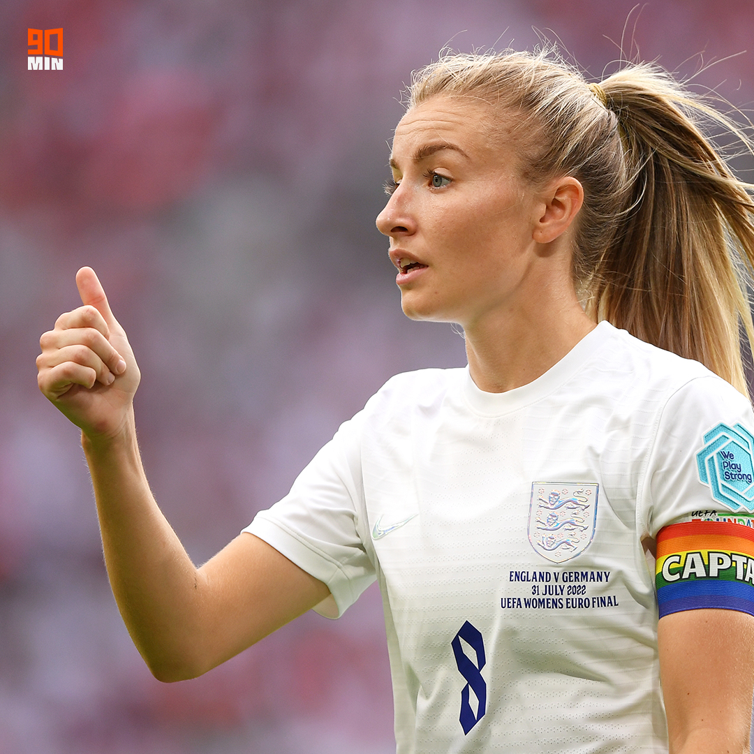 SI_FootballClub's tweet photo. The first England women's captain to lift the Euros trophy.

Leah Williamson - Captain. Leader. Legend. 🏴󠁧󠁢󠁥󠁮󠁧󠁿🏆 https://t.co/sgr9Eu28p2