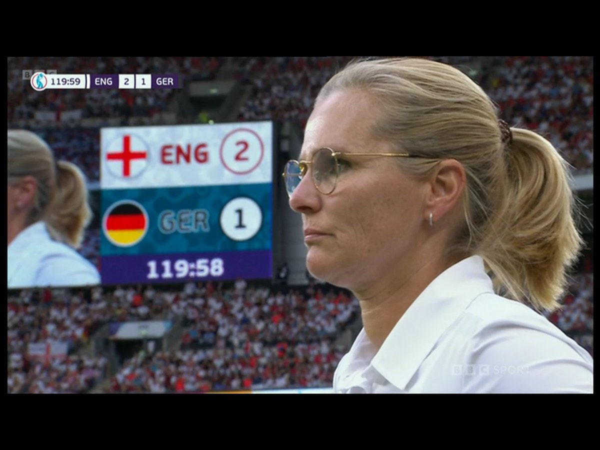 AndrewJazzie's tweet photo. How it started โฆโฆ.
How it finished โฆโฆ
Hope Powell and Sarina Wiegman.
Incredible job.
#UEFAWomensEuro2022 #LionessesLiveย #Lionessess #bbcsport #bbcfootball #alexscott #ianwright #Engger #WEuro2022Final #hopepowell #sarinawiegman https://t.co/MqSng8eG3V