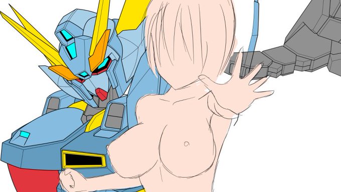 背景の方に時間のかかるおっぱい絵 