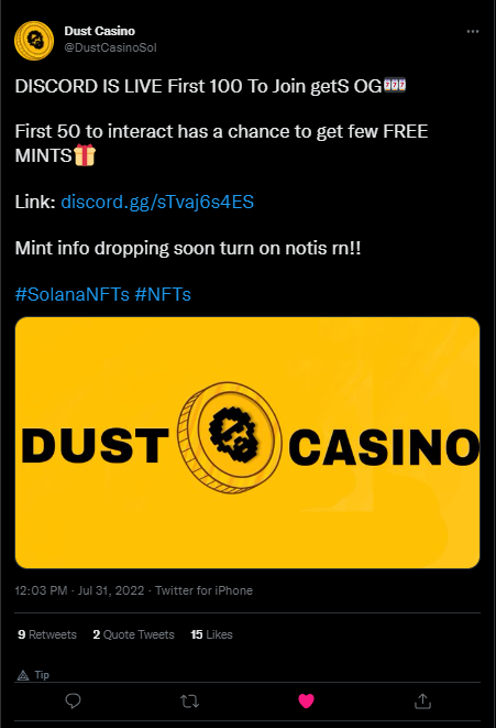 biggesthansfan's tweet photo. @DustCasinoSol https://t.co/DQPZbBUrsT