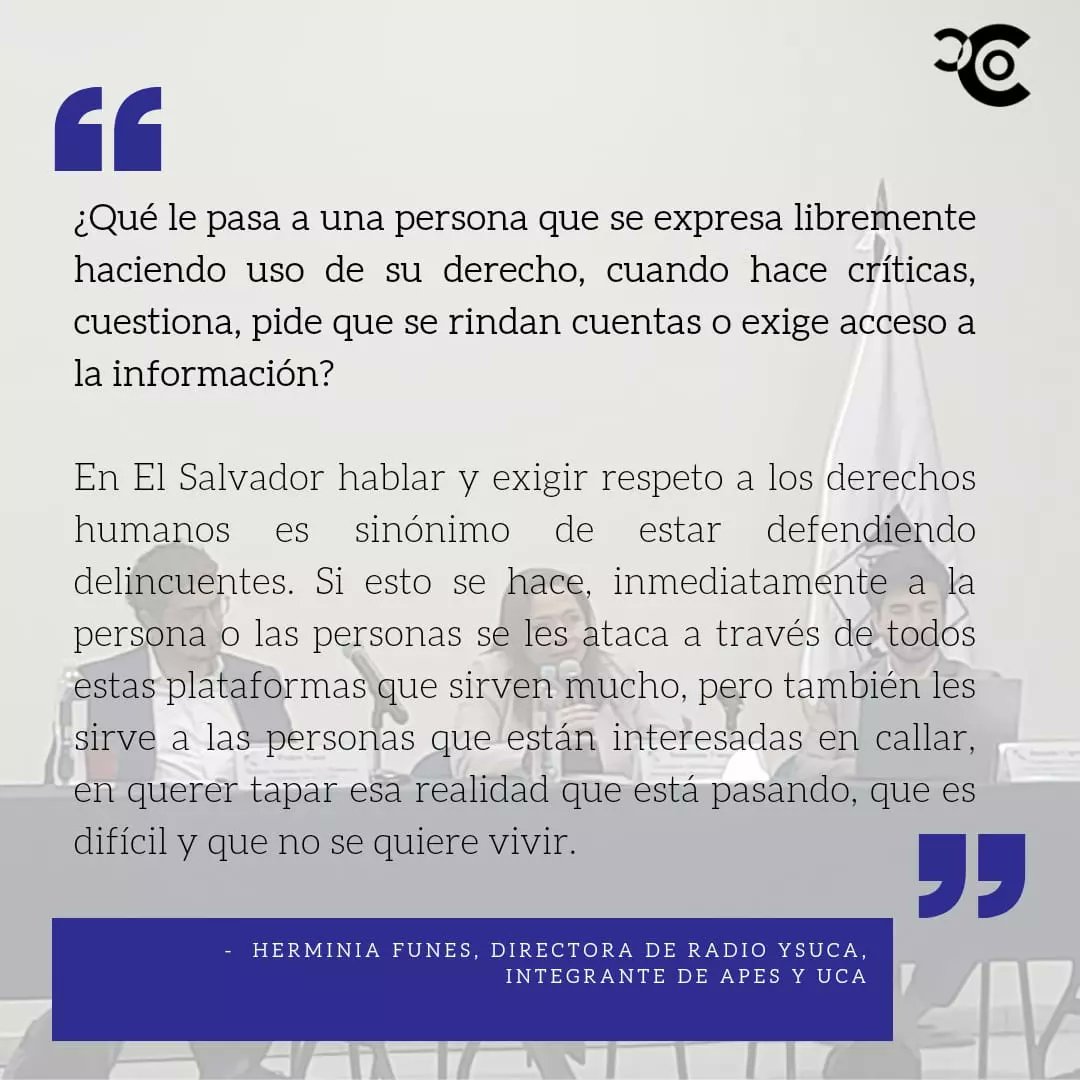 comunicasv_'s tweet photo. La presentación del informe de "Libertad de expresión en línea. Desafíos, oportunidades y tendencias en America Latina" hecho por la Alianza Regional, contó con la participación de invitados internacionales...

Sigue https://t.co/zF1orJsCcw