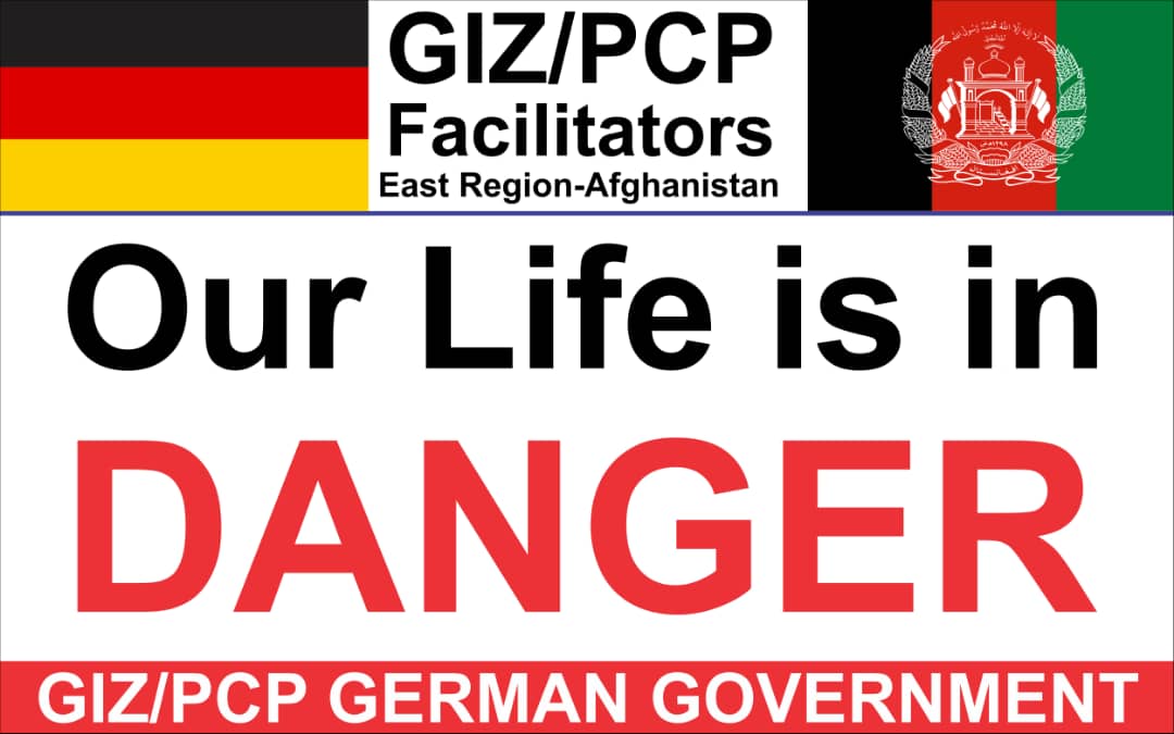 MohammadNaserZ4's tweet photo. We kindly request from GIZ OKV department and the following politicians that the GIZ PCP local staffs are really at risk"you must urgently evacuate us from the risk"
 @ABaerbock
 @NancyFaeser
 @SvenjaSchulze
 @BMZ_Bund
 @BMI_Bund
 @GermanyDiplo
 @BMBF_Bund
 @BMG_Bund https://t.co/X34hj1wnK1