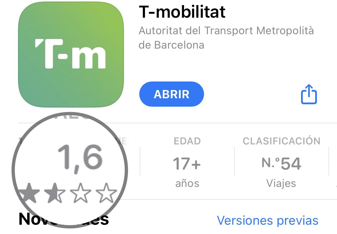alexacus's tweet photo. @T_mobilitat @TMB_Barcelona la peor app del market. Lo de pagar con el móvil, imposible. Horrible. https://t.co/ygIKvzfuiL