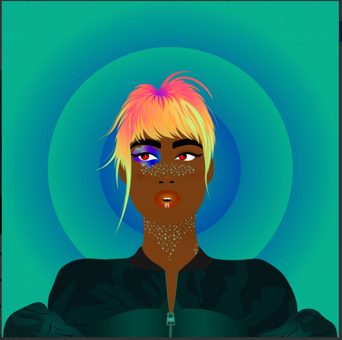 quantayna's tweet photo. The adolescent had witnessed her bestie's mangled body... That evening, the wasted artist worked on her finest mural ever...she became Maia. She now painted minds instead of walls, to do her bidding. #WoWLoreContest https://t.co/k96x4Xzg59